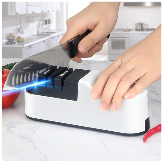 Multi-Function Kitchen Electric Knife Sharpener: Quick Grinding for Schere, Screwdriver, and Stone - LoftShop