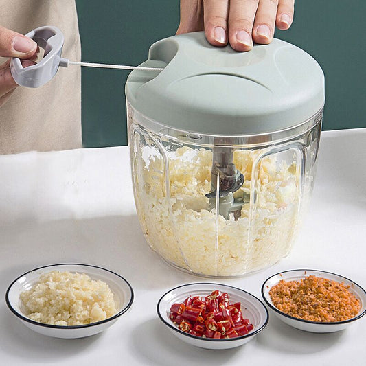 Manual Food Chopper: Versatile Kitchen Tool for Efficient Chopping and Grinding - LoftShop