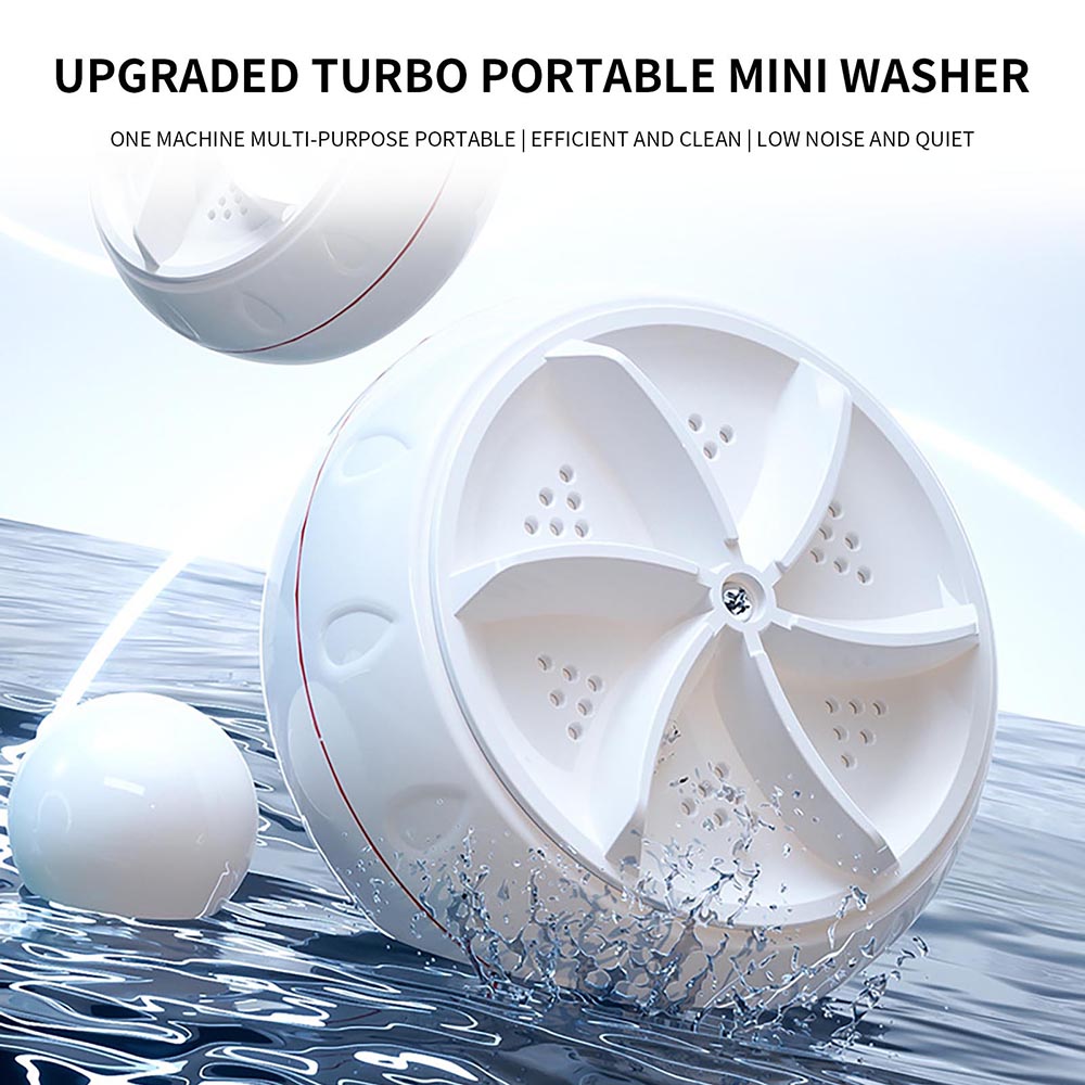 Portable Ultrasonic USB Turbo Washing Machine Pakistan - Mini Washing Machine