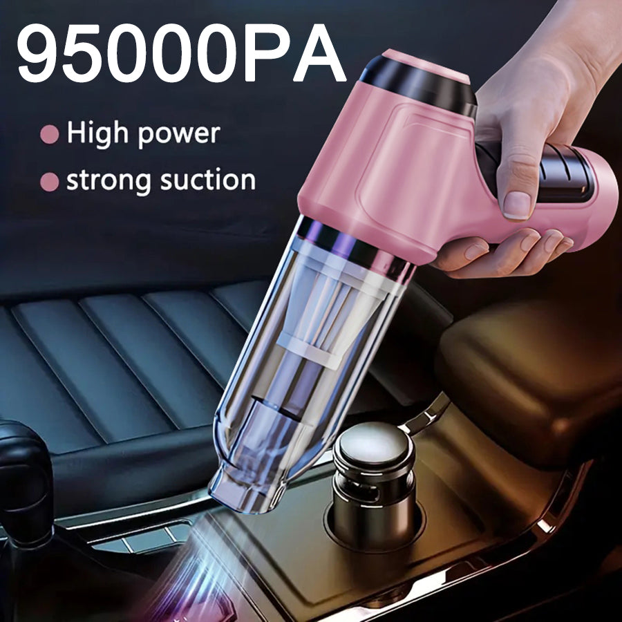 Versatile 3-in-1 Portable Vacuum Cleaner with Wireless Handheld Design - Ideal for Car, Home, Computer, and More