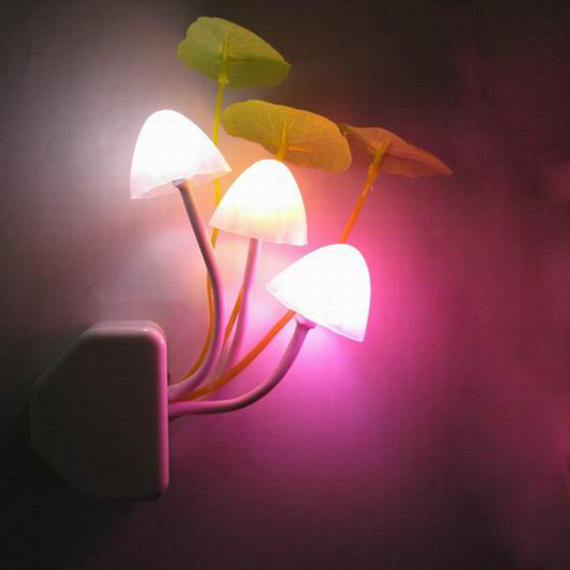 Smart Mushroom Lamp LED Night Light with Sensor Intelligent Light Control Led Night Light Plug, Mushroom Lamp - LoftShop